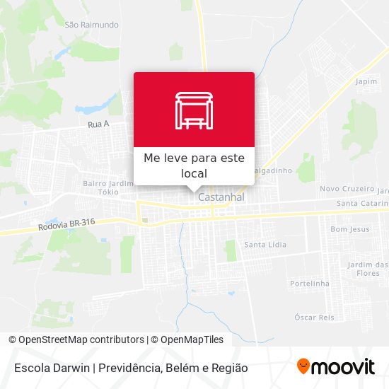 Escola Darwin | Previdência mapa