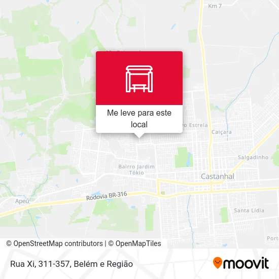 Rua Xi, 311-357 mapa