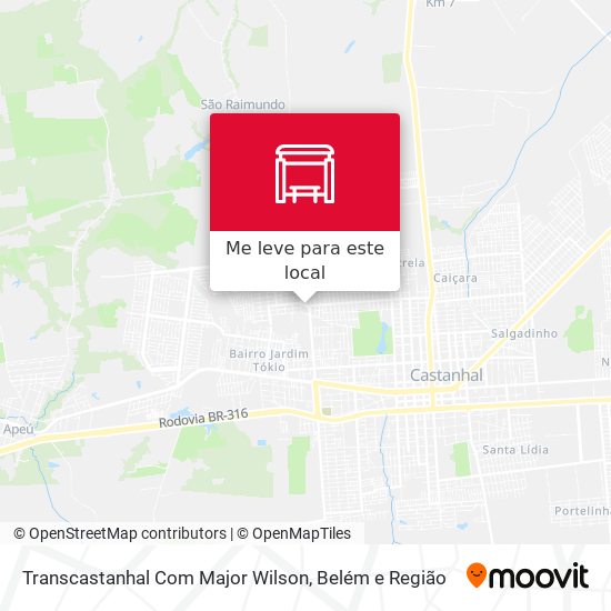 Transcastanhal Com Major Wilson mapa