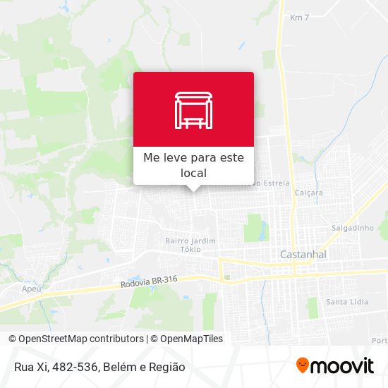 Rua Xi, 482-536 mapa
