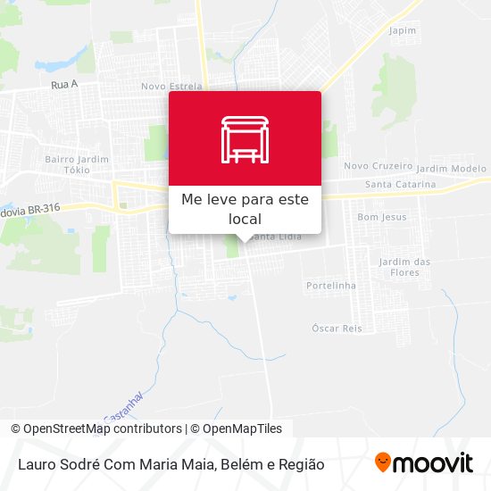 Lauro Sodré Com Maria Maia mapa