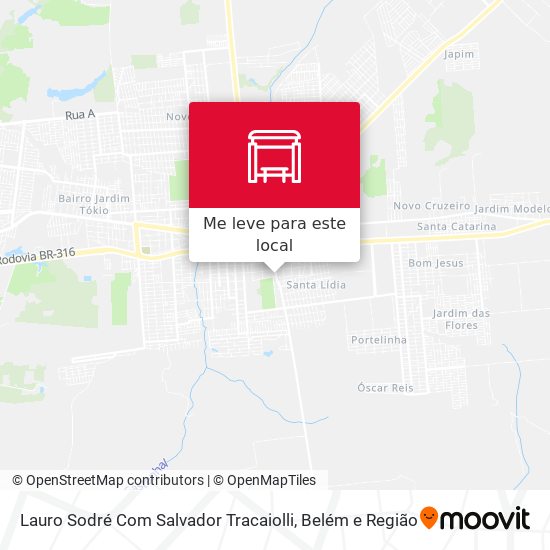 Lauro Sodré Com Salvador Tracaiolli mapa