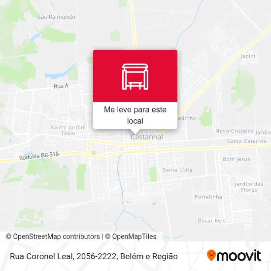 Rua Coronel Leal, 2056-2222 mapa