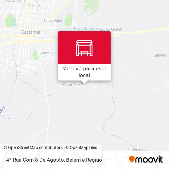 4ª Rua Com 8 De Agosto mapa