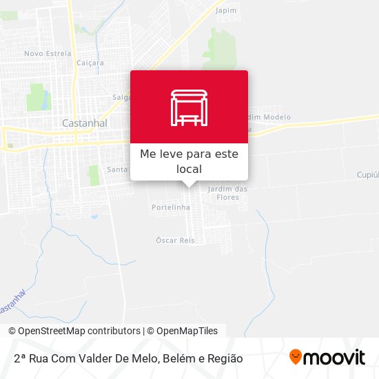 2ª Rua Com Valder De Melo mapa