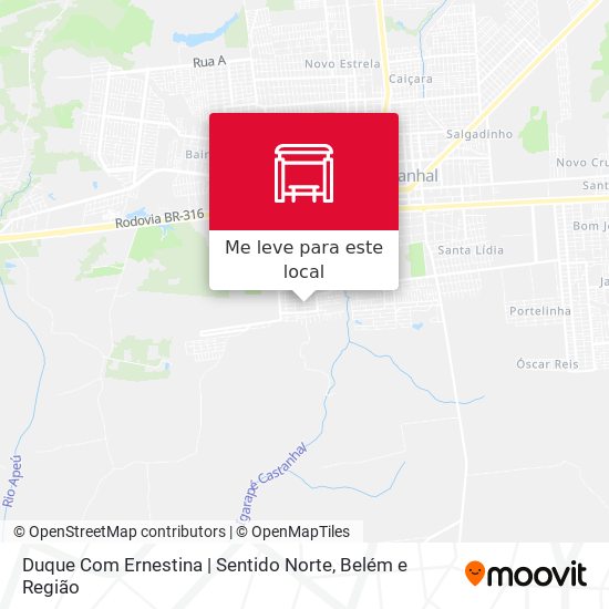 Duque Com Ernestina | Sentido Norte mapa