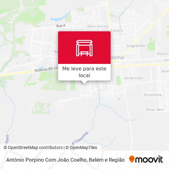 Antônio Porpino Com João Coelho mapa