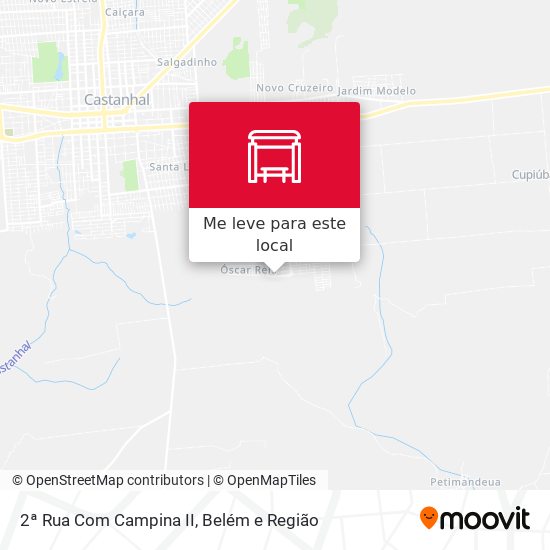 2ª Rua Com Campina II mapa