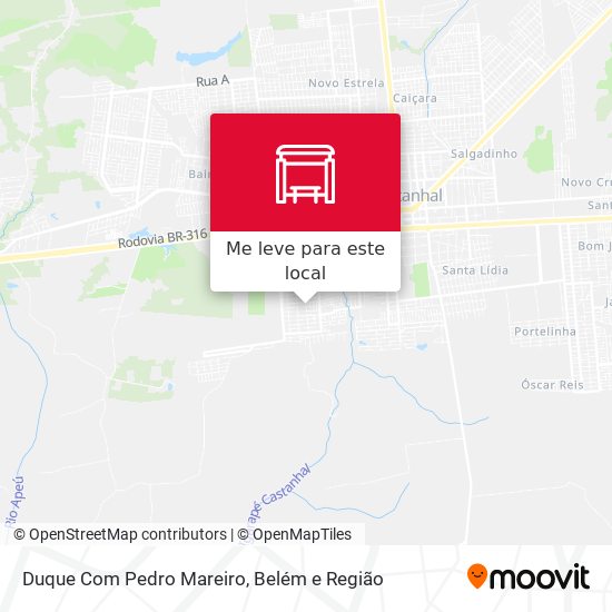 Duque Com Pedro Mareiro mapa