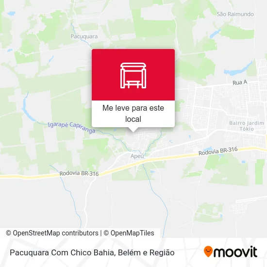 Pacuquara Com Chico Bahia mapa