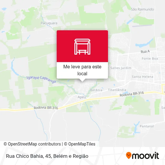 Rua Chico Bahia, 45 mapa