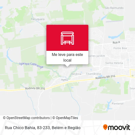 Rua Chico Bahia, 83-233 mapa