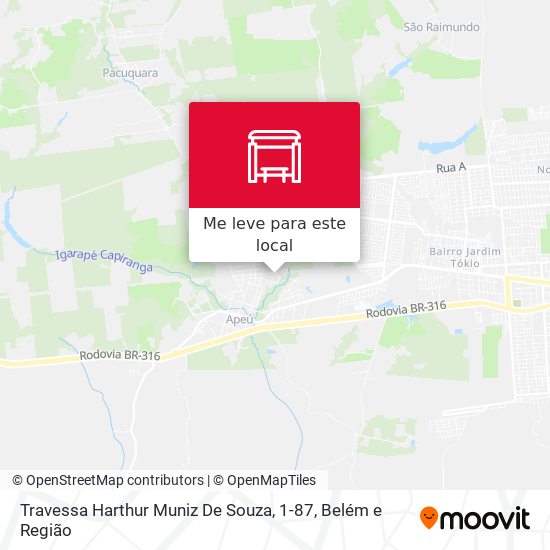 Travessa Harthur Muniz De Souza, 1-87 mapa