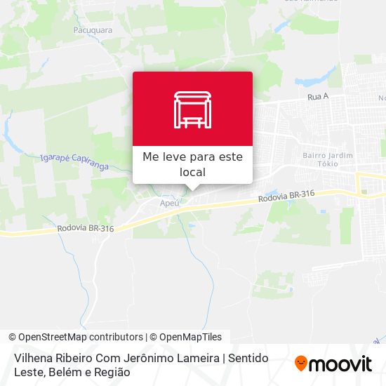 Vilhena Ribeiro Com Jerônimo Lameira | Sentido Leste mapa