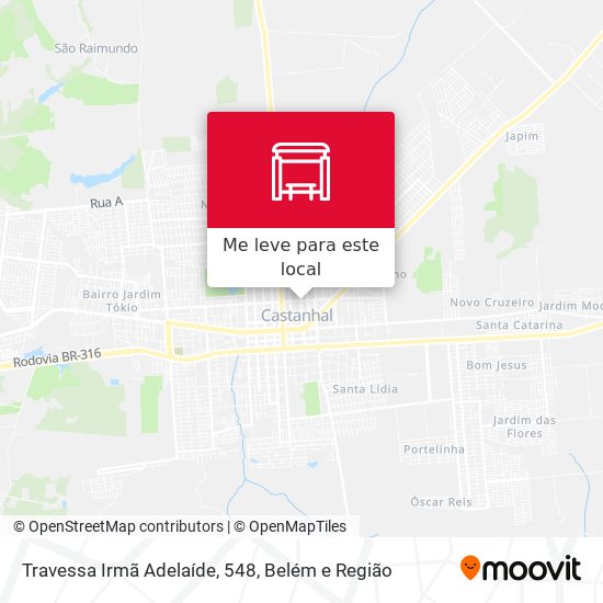 Travessa Irmã Adelaíde, 548 mapa