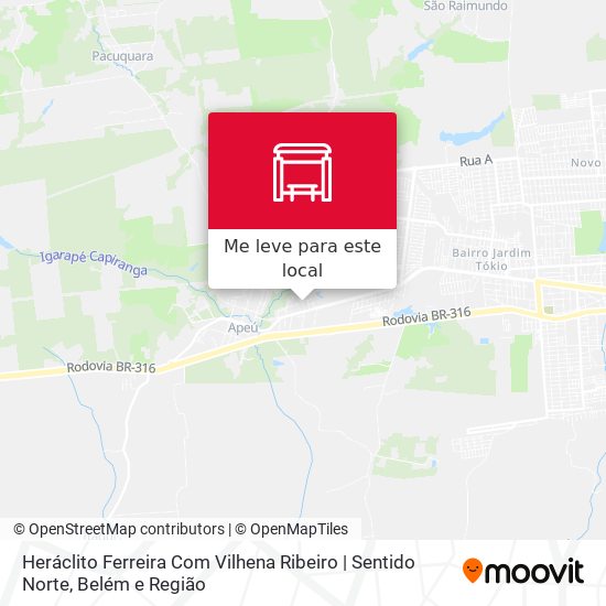 Heráclito Ferreira Com Vilhena Ribeiro | Sentido Norte mapa