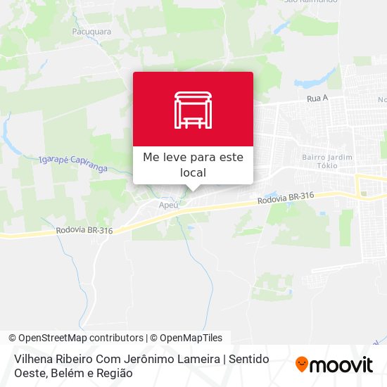 Vilhena Ribeiro Com Jerônimo Lameira | Sentido Oeste mapa