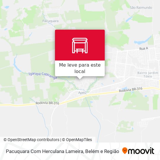 Pacuquara Com Herculana Lameira mapa