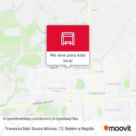 Travessa Nair Souza Morais, 12 mapa