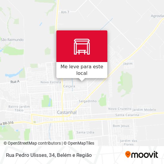 Rua Pedro Ulisses, 34 mapa