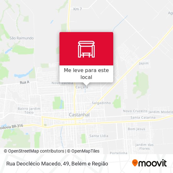 Rua Deoclécio Macedo, 49 mapa