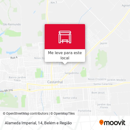 Alameda Imperial, 14 mapa