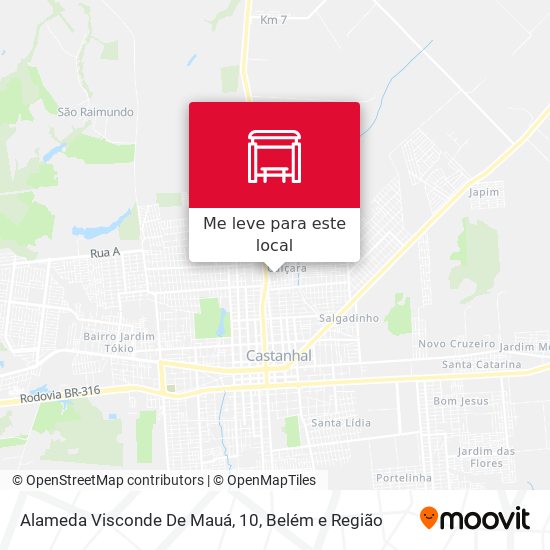 Alameda Visconde De Mauá, 10 mapa