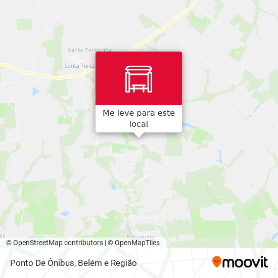 Ponto De Ônibus mapa