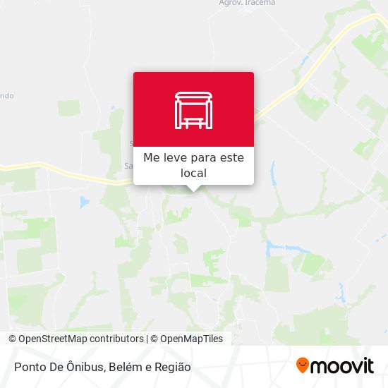 Ponto De Ônibus mapa