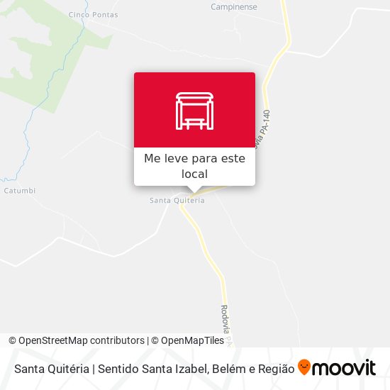 Santa Quitéria | Sentido Santa Izabel mapa