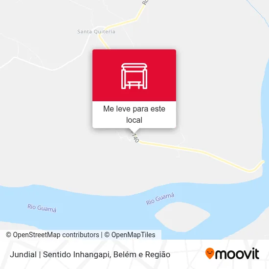 Jundial | Sentido Inhangapi mapa