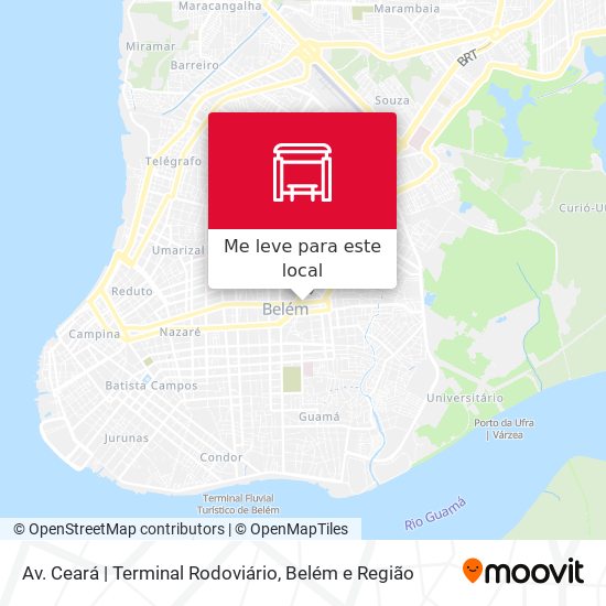 Av. Ceará | Terminal Rodoviário mapa