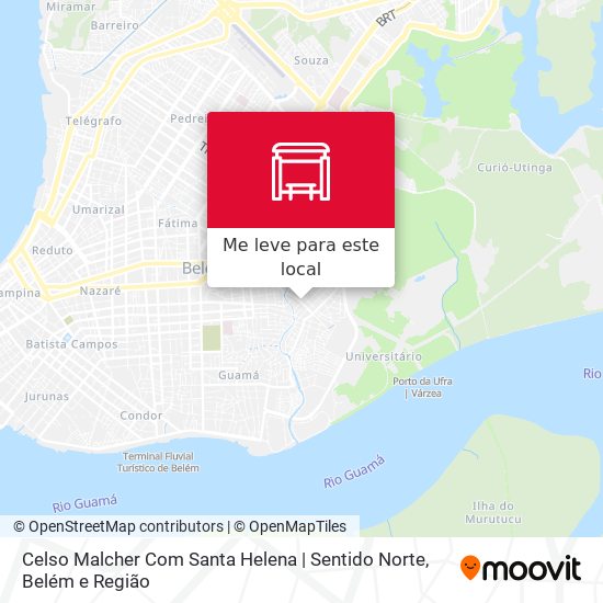 Celso Malcher Com Santa Helena | Sentido Norte mapa
