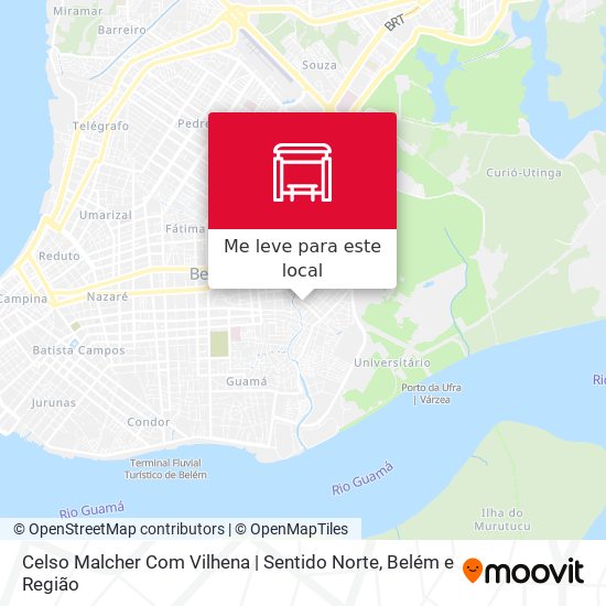 Celso Malcher Com Vilhena | Sentido Norte mapa