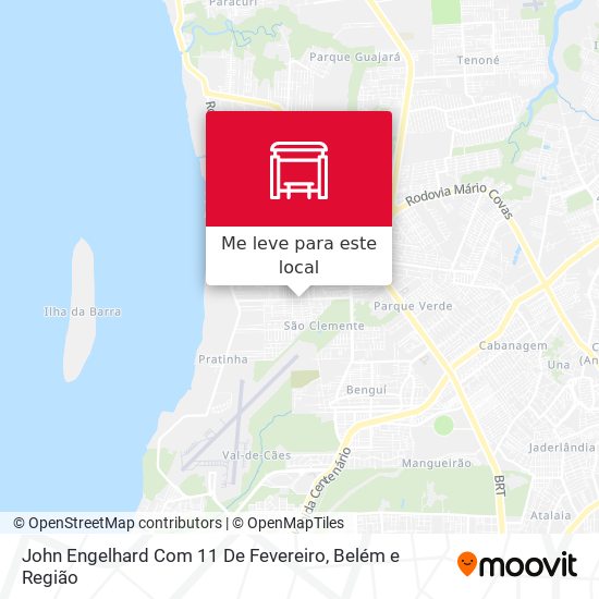 John Engelhard Com 11 De Fevereiro mapa