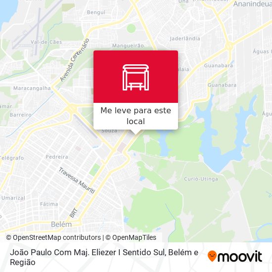 João Paulo Com Maj. Eliezer I Sentido Sul mapa