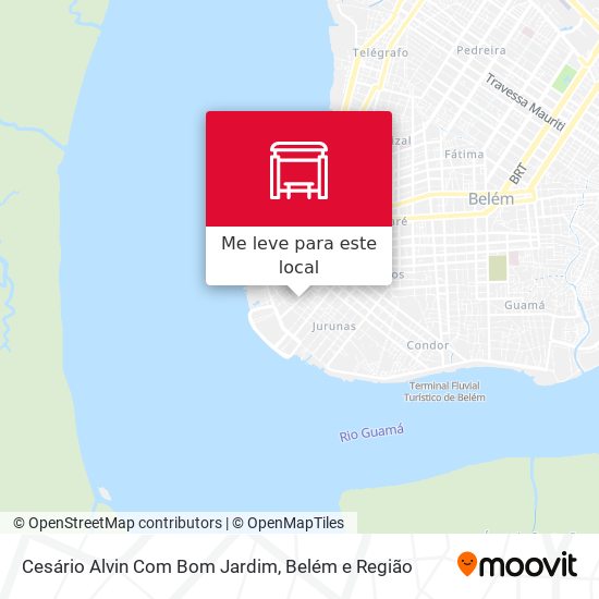 Cesário Alvin Com Bom Jardim mapa
