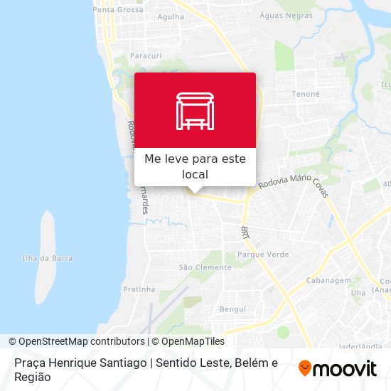 Praça Henrique Santiago | Sentido Leste mapa