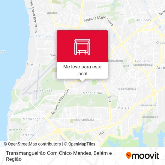 Transmangueirão Com Chico Mendes mapa
