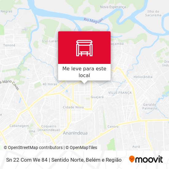 Sn 22 Com We 84 | Sentido Norte mapa