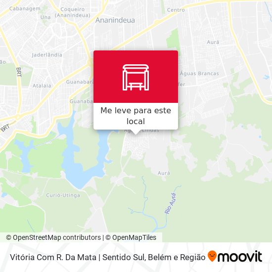 Vitória Com R. Da Mata | Sentido Sul mapa
