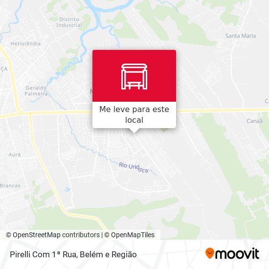 Pirelli Com 1ª Rua mapa