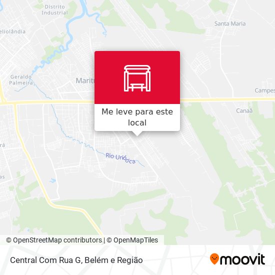 Central Com Rua G mapa
