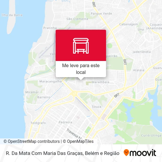 R. Da Mata Com Maria Das Graças mapa