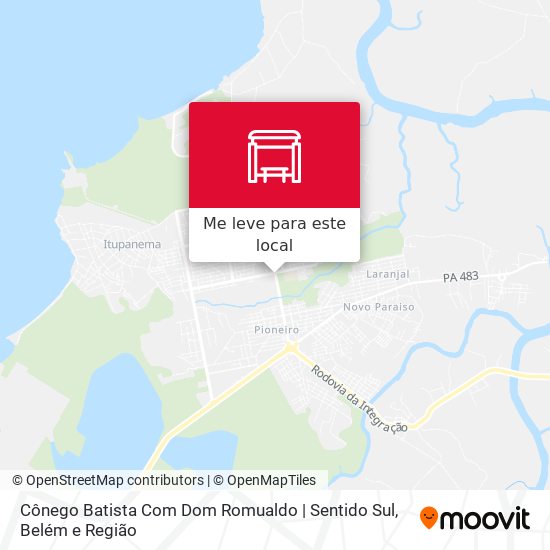 Cônego Batista Com Dom Romualdo | Sentido Sul mapa