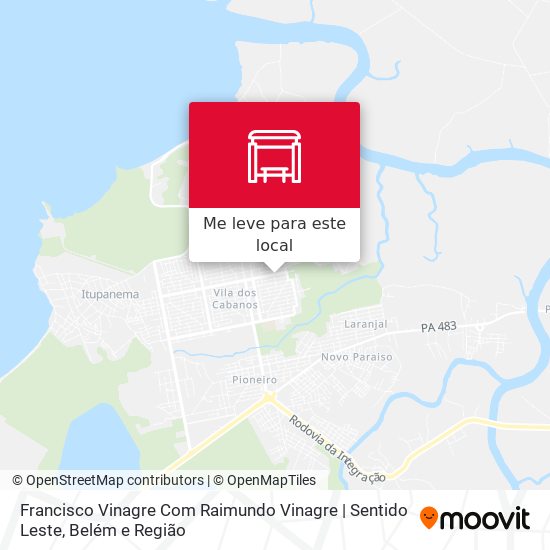 Francisco Vinagre Com Raimundo Vinagre | Sentido Leste mapa