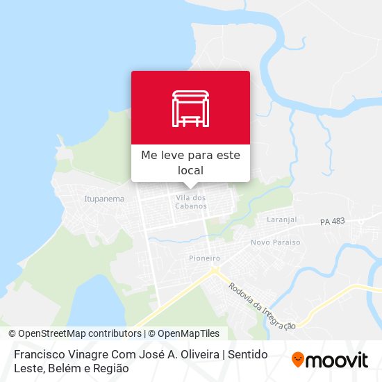 Francisco Vinagre Com José A. Oliveira | Sentido Leste mapa