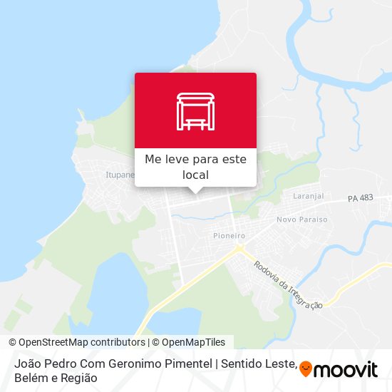 João Pedro Com Geronimo Pimentel | Sentido Leste mapa