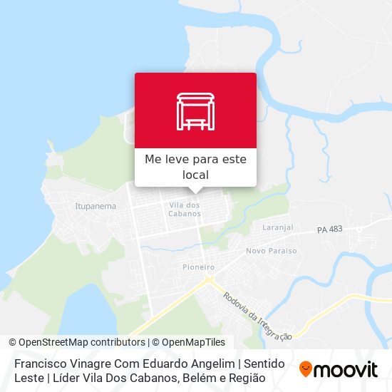 Francisco Vinagre Com Eduardo Angelim | Sentido Leste | Líder Vila Dos Cabanos mapa