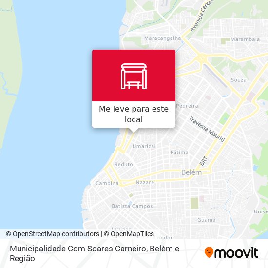 Municipalidade Com Soares Carneiro mapa